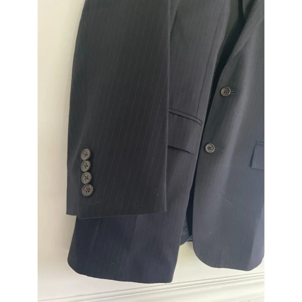 POLO by Ralph Lauren Men's Virgin Wool Extra Fine Striped Blazer 42 6R G84